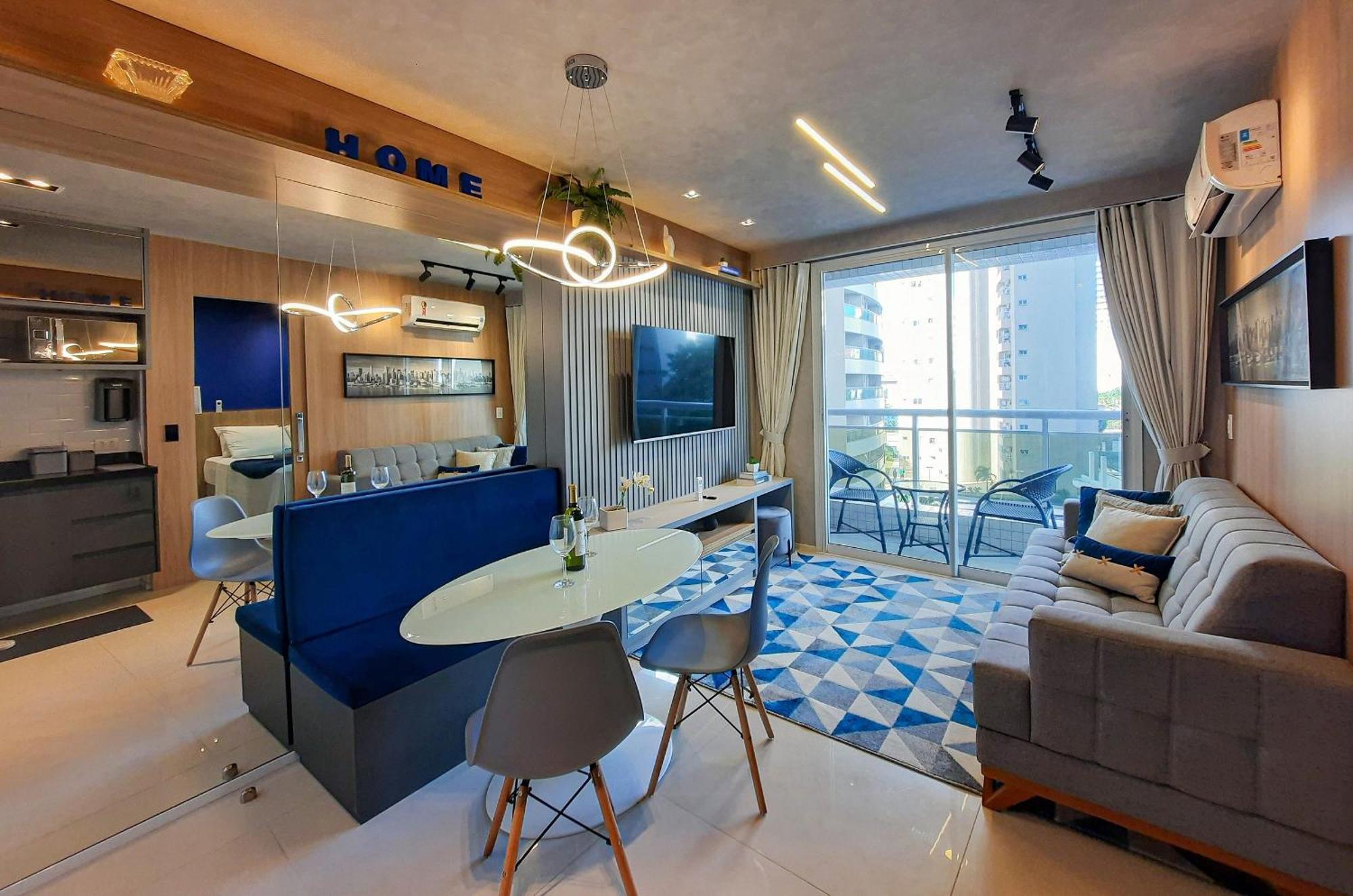 Apartamento Luxuoso E Moderno One Milenio No Coco *
